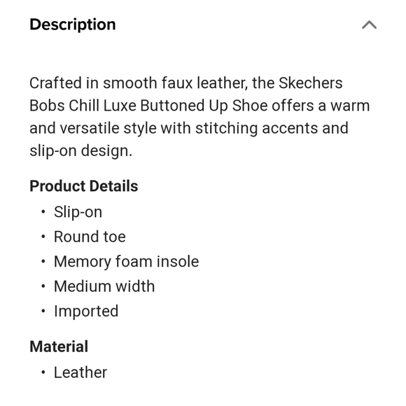 Sketchers Bobs Women's Chill Luxe Buttoned Up Slip On Brown EUC, 9, Memory Foam - Picture 10 of 11